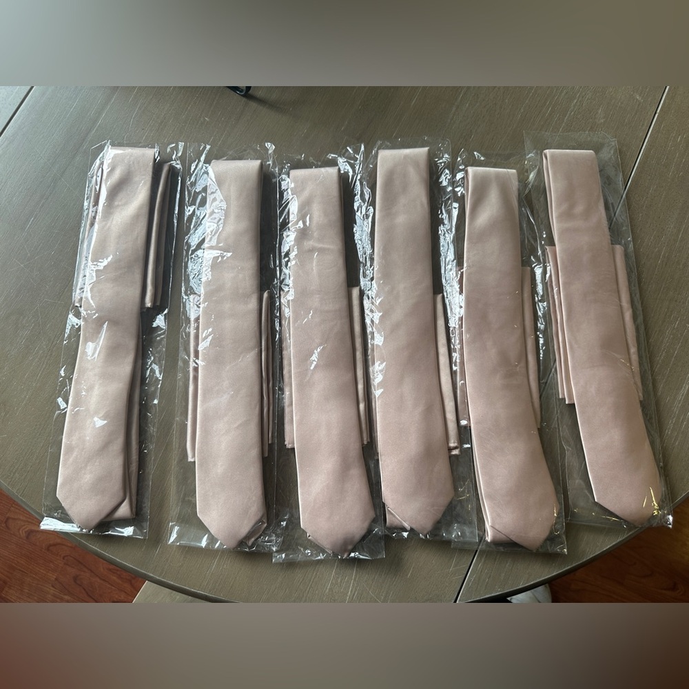 Azazie Matte Satin Ties & Pocket Squares